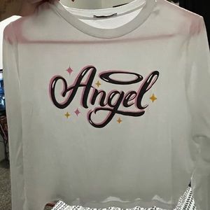Fashion nova Angel shirt